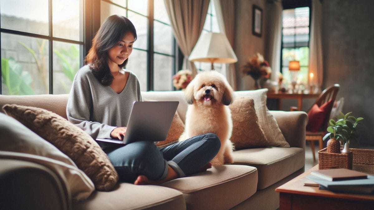 best-dog-tips-blog-owner-reading-guide Best Dog Tips Blog – Dog Owner Reading Care Guide at Home