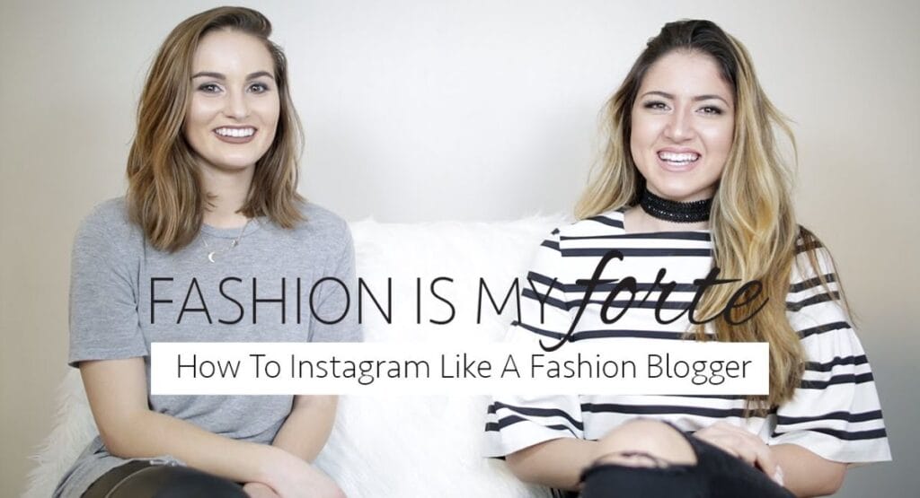fashion blogger Instagram profile example