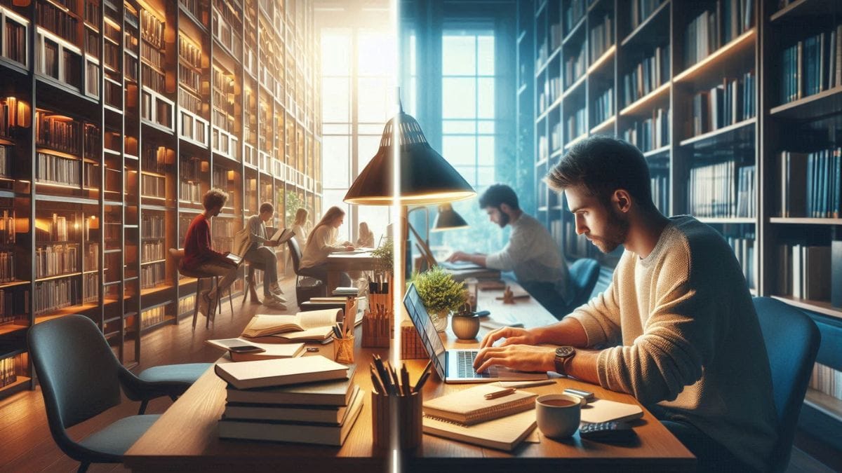 Online Jobs for International Students in USA comparison between campus and remote work options