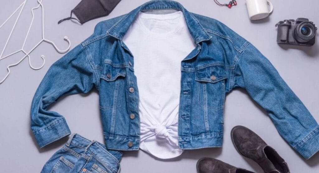 Outfit flat-lay photography