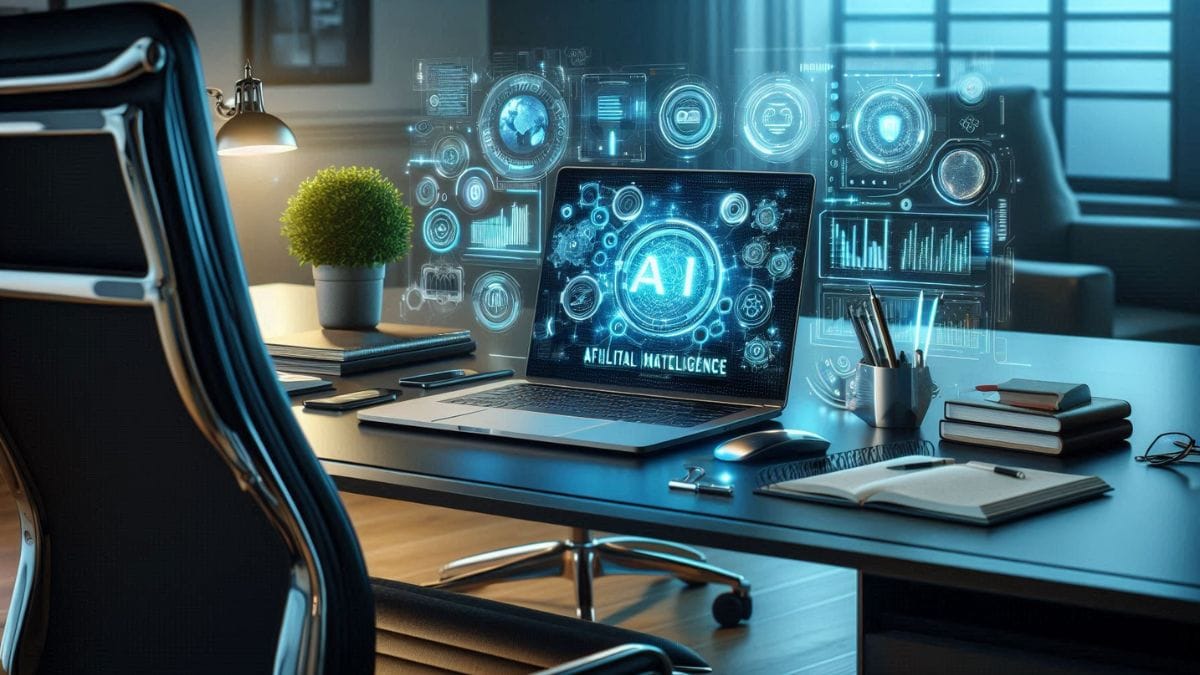 affiliate marketing brand name with AI strategy concept