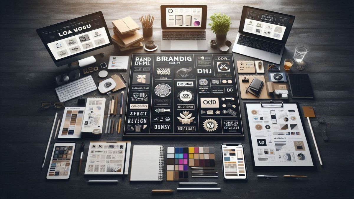 affiliate-marketing-branding-elements elements of affiliate marketing branding including logo and content strategy